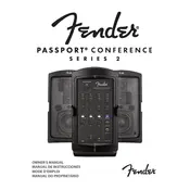 Fender Passport Conference Series 2 6942000000 120V 60Hz NA Sound System manual cover