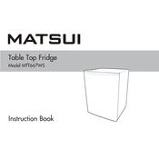 Matsui MTT667WS manual cover