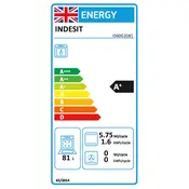 Indesit ID60G2W Cooker manual cover