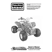 Power Wheels Mattel Kawasaki KFX W4716 Toy manual cover