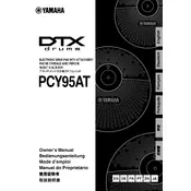 Yamaha PCY95AT Drum Pad manual cover