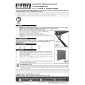 Sealey SSP99.V2 Welding Curtain manual cover