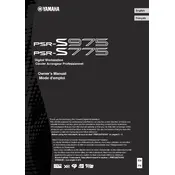 Yamaha PSR-S775 Keyboard