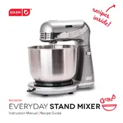 Dash DCSM250 Everyday Stand Mixer manual cover