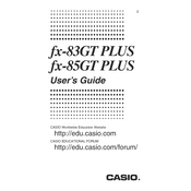 Casio fx-83GT Plus Calculator manual cover