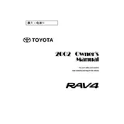 Toyota RAV4 2002 SUV manual cover