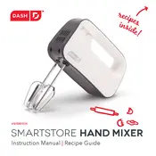 Dash SHM01DS Smartstore Hand Mixer manual cover