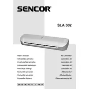 Sencor SLA 302 Laminator manual cover