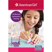 Mega Bloks Mattel American Girl McKenna Gymnastics DPK82 Construction Set manual cover