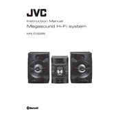 JVC MX-D328B manual cover