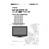 Toshiba 19DV615DG TV manual cover