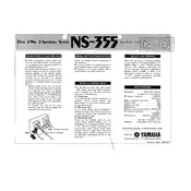 Yamaha NS-355 Speaker manual cover