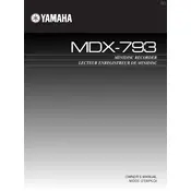 Yamaha MDX-793 Recorder manual cover