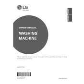 LG WM3575CV WM3575CV.ASSEPUS Washing Machine manual cover