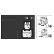 Krups 4-Slice KH734D50 Toaster manual cover