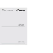 Candy CDF322 1-80 manual cover