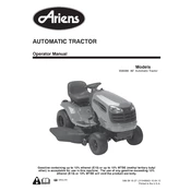 Ariens 936 Series 936086 Tractor manual cover