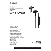 Yamaha EPH-W53 Earphones