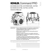 Kohler CH26 Engine manual cover