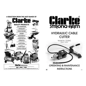 Clarke 7630087 CS10HC Hydraulic Cable Cutter manual cover