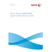 Xerox Phaser 4600 Printer manual cover