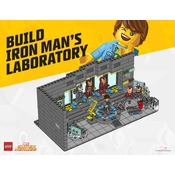 LEGO Iron Man 76007-4 Construction Set manual cover