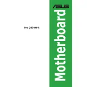 ASUS Pro Q470M-C-CSM Motherboard manual cover