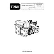 Toro Wheel Horse 42-inch 07-4XVS01 Bagger manual cover