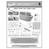 Barbie Mattel Cruise Ship B0721 Toy manual cover