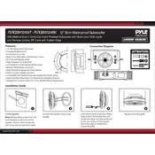 Pyle PLRGSW124BK Subwoofer manual cover