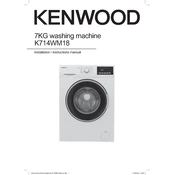 Kenwood K714WM18 manual cover