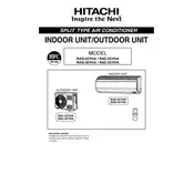 Hitachi RAC-25YHA Air Conditioner manual cover