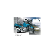 BMW K 1600 GT 2015 Motorcycle manual cover