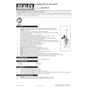 Sealey SSG1P Pressure Pot manual cover