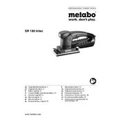 Metabo SR 180 Intec Sander manual cover