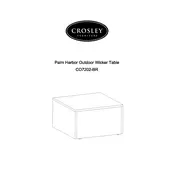 Crosley CO7202-BR Table manual cover