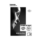 Toshiba Regza 37XV550 TV manual cover