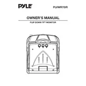 Pyle PLVWR70IR Monitor manual cover