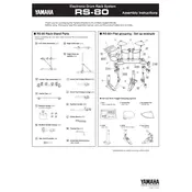 Yamaha RS80 Drum Rack manual cover