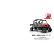 Gravely Atlas JSV EFI 996205 2021 Utility Vehicle manual cover