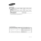 Samsung TX-T2791H TV manual cover