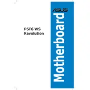 ASUS P6T6 WS Revolution Motherboard manual cover