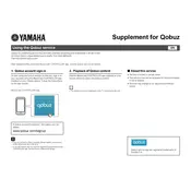 Yamaha Qobuz Software manual cover