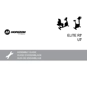 Horizon Fitness Elite R7 2014 Indoor Cycle manual cover