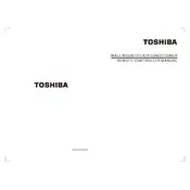 Toshiba RG57A3(B) BGEF Remote Control manual cover