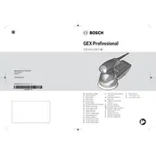 Bosch GEX 125-1 AE Sander manual cover