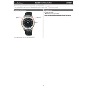 Citizen 8826 Watch manual cover