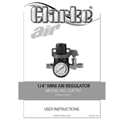 Clarke 3120171 CAT157 Mini Air Regulator manual cover