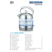 Severin WK 3454 Kettle manual cover