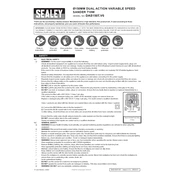 Sealey DAS150T.V6 Sander manual cover